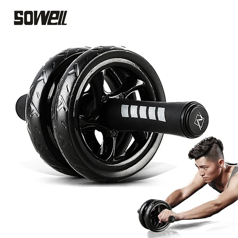 Double Abdominal Exercise Wheel