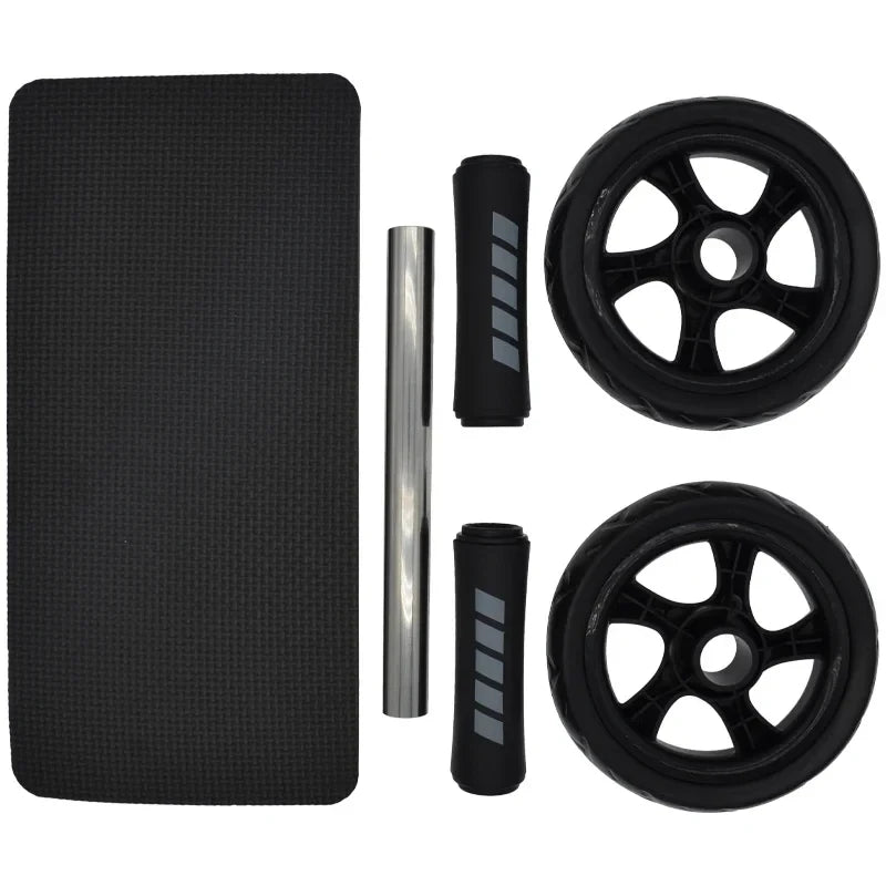 Double Abdominal Exercise Wheel