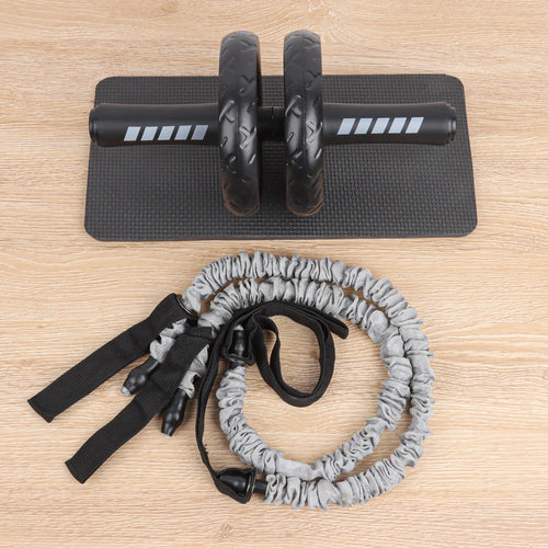Double Abdominal Exercise Wheel