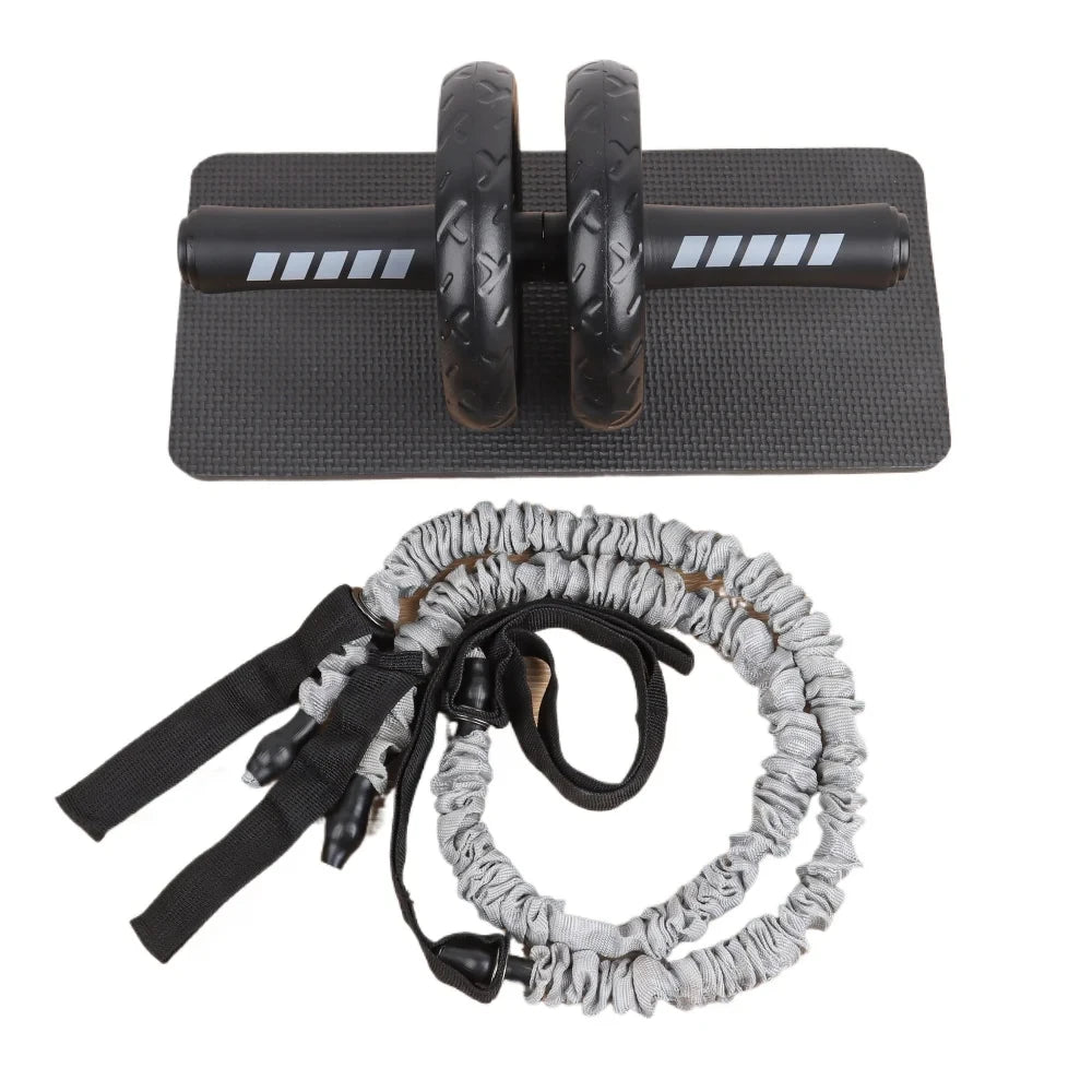 Double Abdominal Exercise Wheel