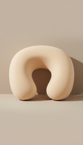 Memory foam neck pillow with soft-touch cover