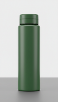 Moss Tone insulated water bottle, Leakproof Lid