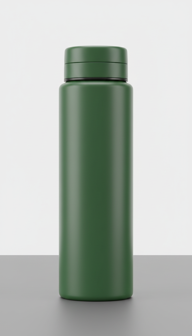 Moss Tone insulated water bottle, Leakproof Lid